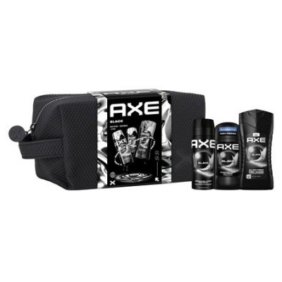 Karácsonyi ajándékcsomag férfiaknak neszeszerrel, AXE "Black"