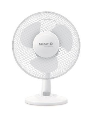 Asztali ventilátor, 23 cm, SENCOR "SFE 2327WH", fehér