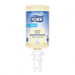 Folyékony szappan, 1 l, S4 rendszer, szagsemlegesítő, TORK "Odor-Control", átlátszó