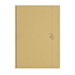 Naptár, tervező, B5, heti, TOPTIMER "Linea", bézs