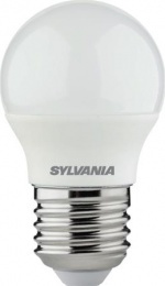 LED izzó, E27, kisgömb, 6,5W, 806lm, 4000K (HF), SYLVANIA "ToLEDo"